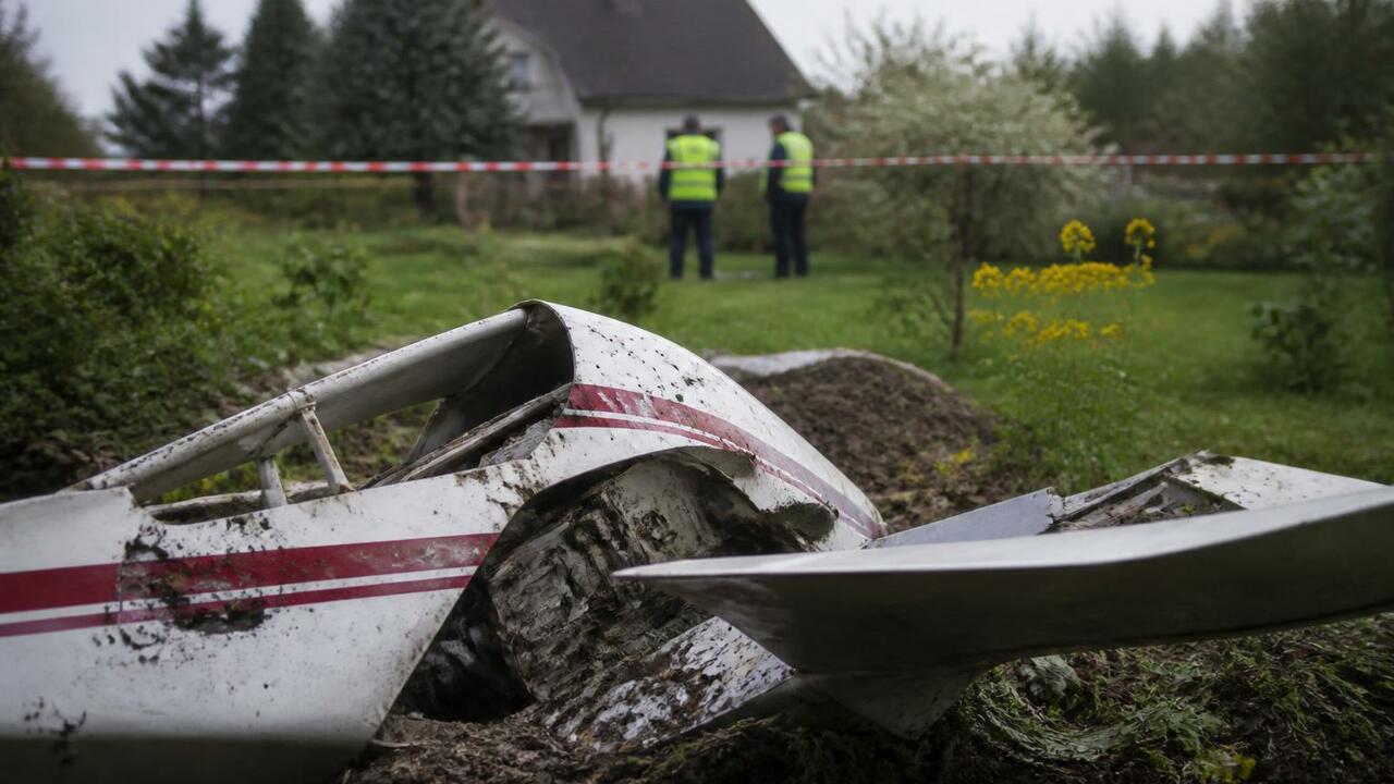 Крушение легкого самолета Cessna-172 в Татарста...